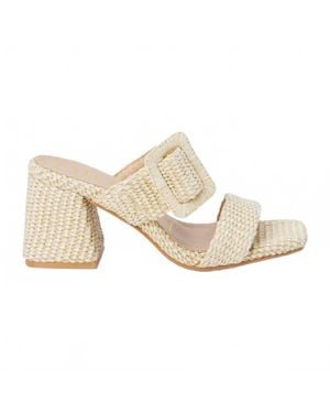 Matisse Lucy Raffia Sandal - White