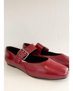 Oasis Society Soho Ballet Flat - Red
