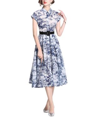 DZA Midi Dress - Blue