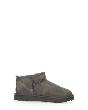 UGG Classic Ultra Mini Ankle Boots - Gray