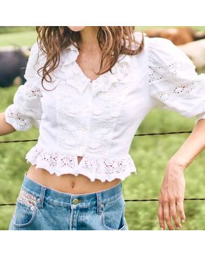 Hunter Bell Primrose Blouse - White
