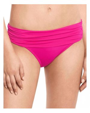 Ralph Lauren Beach Club Shirred Bikini Bottoms - Pink