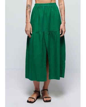Nation Ltd Esmeralda Midi Skirt - Green