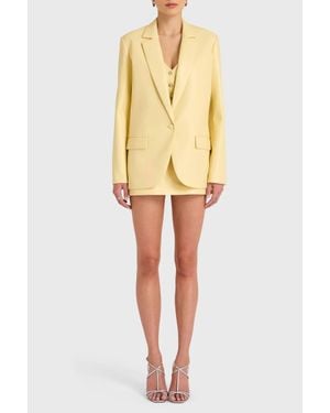 Amanda Uprichard Grady Blazer - Yellow