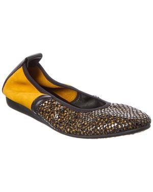 Arche Lamour Leather Flat - Orange