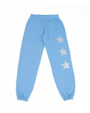 Firehouse Girl's Star Trio Sweatpants - Blue
