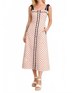 Thml Usa Polka Dot Dress - Pink