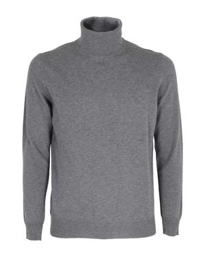 Kangra Geelong Wool Turtleneck Sweater - Gray
