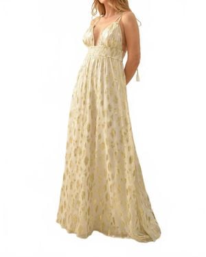 Steffany Milano Lili Maxi Dress - Natural