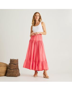 Calypso St. Barth Lourdes Skirt - Red