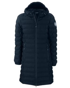 Cutter & Buck Mission Ridge Repreve Eco Insulated Long Puffer Jacket - Blue