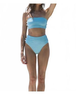 La Porte Robbin Bikini Top - Blue