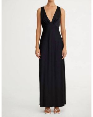 Significant Other Lucille Bias Maxi Dress - Black