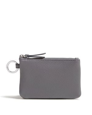 Vera Bradley Outlet Faux Leather Zip Id Case - Gray