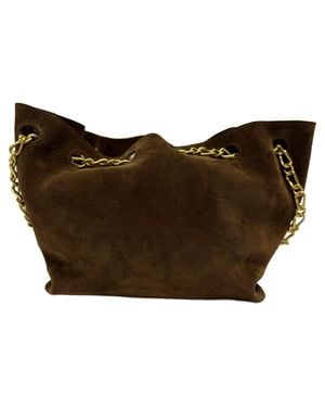 Nanushka Chain Strap Tote Bag - Brown