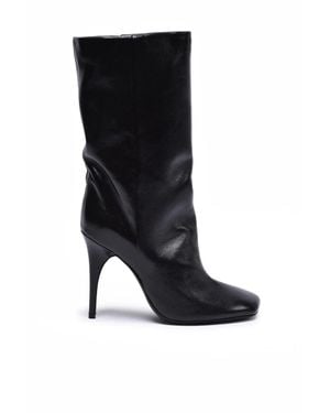Bruno Frisoni Asymmetrical Toe Ankle Boots - Black