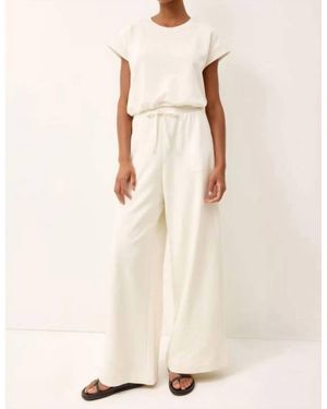 Marie Oliver Rhea Wide Leg Pant - Natural