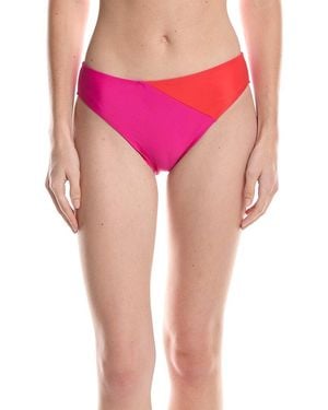 summersalt The Diagonal Mid Rise Bottom - Pink