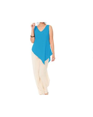 Oh My Gauze Allie Top - Blue