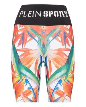 Philipp Plein Jogging Cyclist Leggings - Red