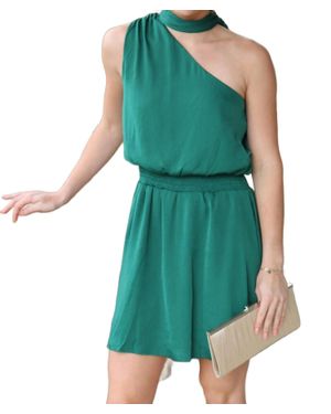 Main Strip It's My Time Dress - Green