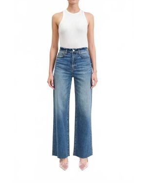 DAZE Far Out Wide Leg Jeans - Blue