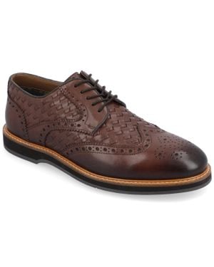 Thomas & Vine Radcliff Wide Width Woven Wingtip Derby - Brown