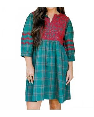 Layerz Clothing Helen Mini Dress - Blue