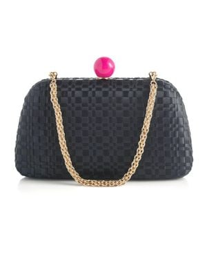 Shiraleah Lavinia Minaudiere Crossbody Bag - Blue