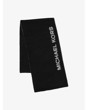 Michael Kors Jacquard Scarf - Black
