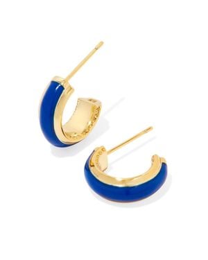 Kendra Scott Ainsley Huggie Earrings - Blue