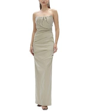 Rachel Gilbert Sienna Fitted Gown - Green