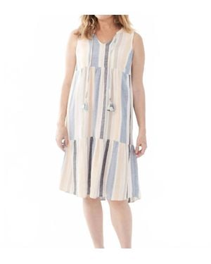 Fdj Tiered Midi Dress - Gray