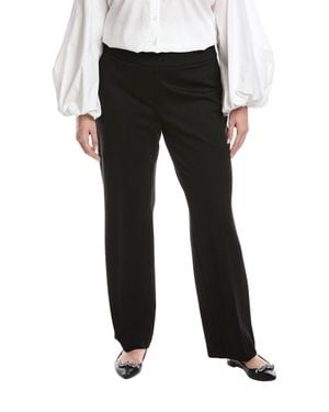 Anne Klein Compression Pull-On Slash Pocket Trouser - Black
