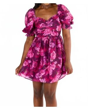 BuddyLove Colby Mini Dress - Purple