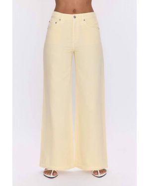 Pistola Jadyn Low Slung Palazzo Jean - Natural