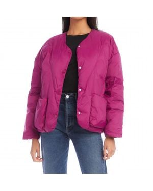 Fifteen Twenty Modern Quilted Jacket - Red