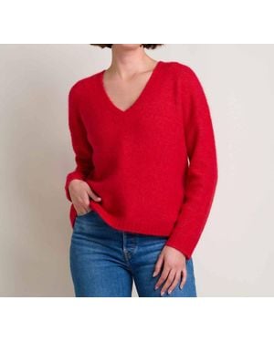 Toad & Co. Toddy Pullover Sweater - Red