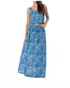 Bindu Parker Top - Blue