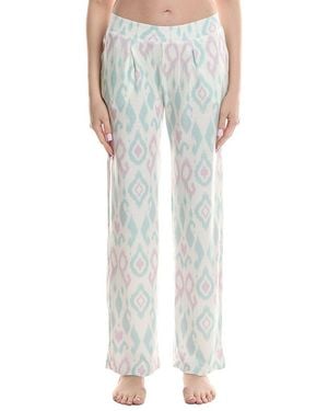 Pj Salvage Ikat Watercolor Pant - White