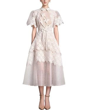 Homeyee Embellished Midi Dress - Pink