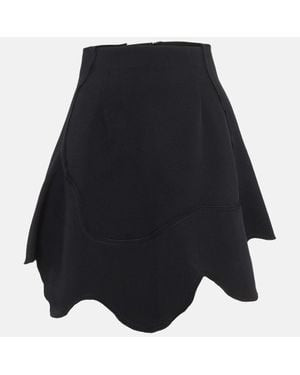 Sportmax Crepe Asymmetric Mini Skirt - Blue
