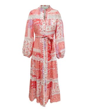 Miss June Gwen Long Dress - Red