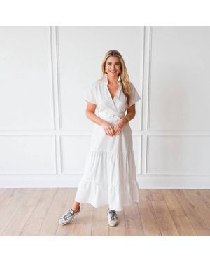 Caryn Lawn Gayle Dress - White