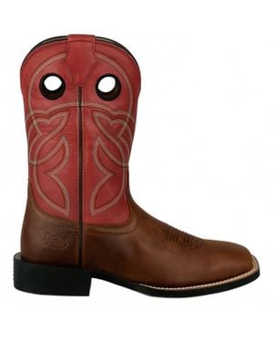 Justin Lubbock 11" Work Boot - Brown