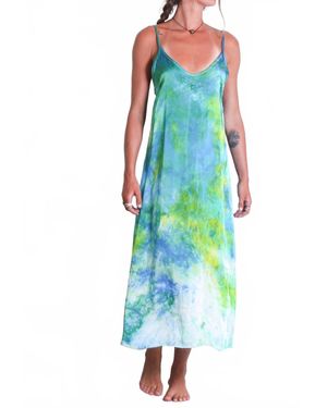 Love Tanjane Silk Fanny Dress - Blue