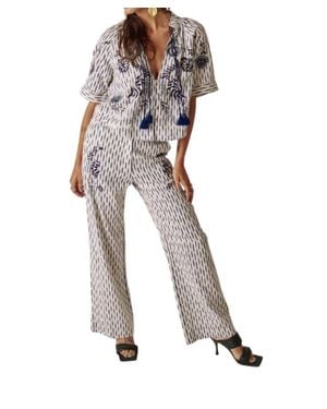 Carolina K Lapis Pants - White