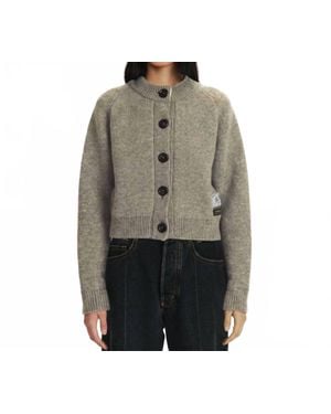 B.B. Wallace Sherman Long Sleeve Cardigan - Gray