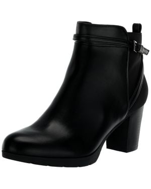Anne Klein Riah High Heel Ankle Bootie - Black
