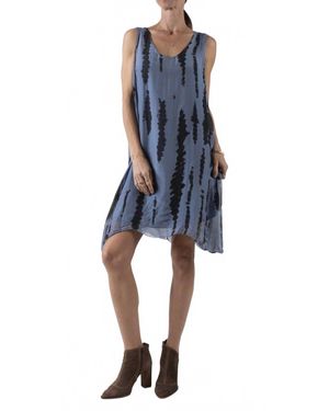 Gigi Moda Chiara Tie Dye Dress - Blue